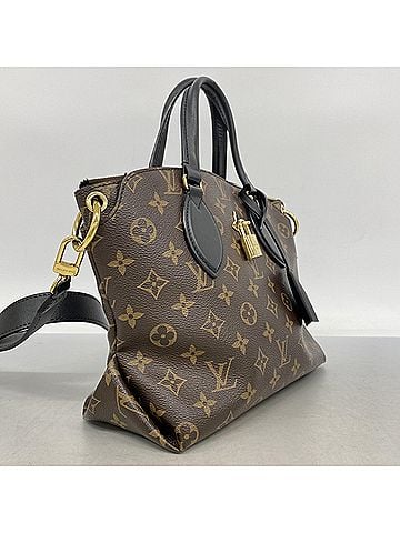 Louis Vuitton Louis Vuitton Monogram Flower Zipped Tote PM Handbag M44351 Brown 2-way bag for women P3279866 (view 2)