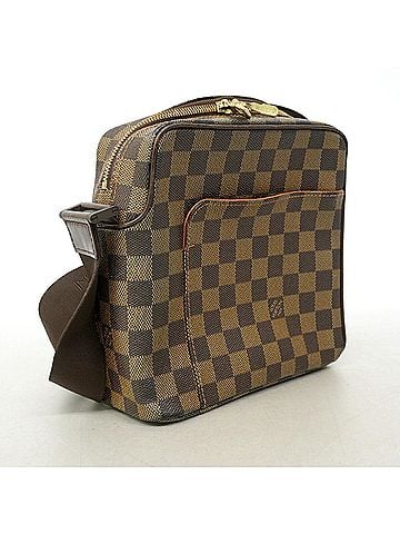 Louis Vuitton Louis Vuitton Damier Olaf PM Shoulder Bag N41442 Ebene Women's P3263751 (view 2)