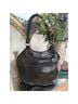 Brighton 100% Leather Floral Black Gray Hobo One size - photo 10