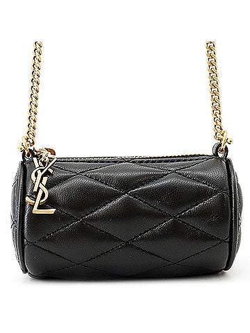 Yves Saint Laurent Yves Saint Laurent Saint Laurent Paris Chain Shoulder Bag Micro Third Tube Lambskin 796296 AAAJU 1000 Handbag Black Women's SAINT LAURENT PARIS (view 1)