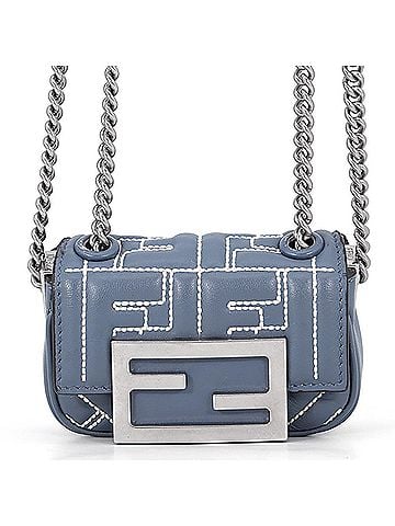 Fendi Fendi Chain Shoulder Bag Zucca Nano Bucket Leather 7AS143 FENDI Handbag (view 1)