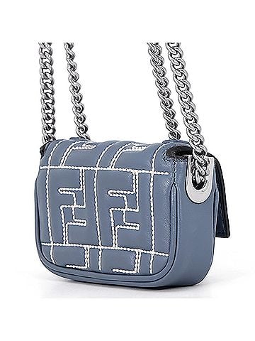 Fendi Fendi Chain Shoulder Bag Zucca Nano Bucket Leather 7AS143 FENDI Handbag (view 2)