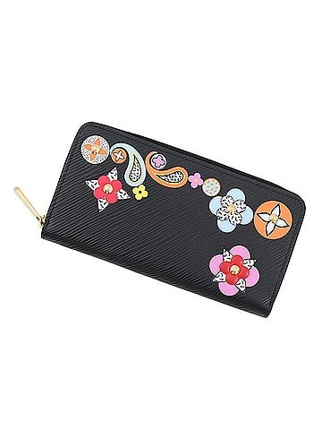 Louis Vuitton Louis Vuitton Epi Flower Zippy Wallet M62296 LOUIS VUITTON Black WALLET (view 1)