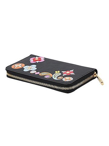 Louis Vuitton Louis Vuitton Epi Flower Zippy Wallet M62296 LOUIS VUITTON Black WALLET (view 2)