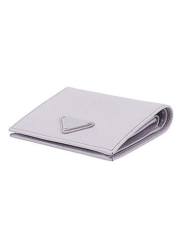 Prada Prada Bi-fold Wallet Triangle Compact Saffiano Leather 1MV204 PRADA Women's WALLET (view 2)