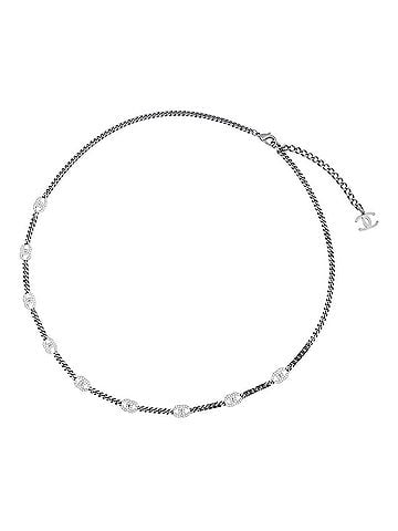 Chanel Chanel Necklace Coco Mark Rhinestone B 21 A CHANEL Long NECKLACE (view 1)