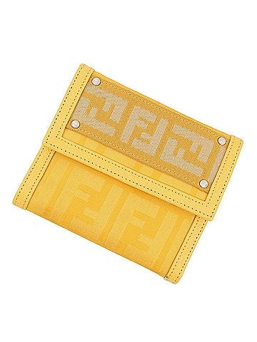 Fendi Fendi Tri-fold Wallet Zucca FF Nylon FENDI WALLET (view 1)