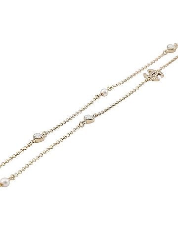 Chanel Chanel necklace, Coco Mark, faux pearl, CHANEL long Chanel, NECKLACE (view 2)