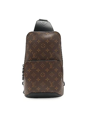 Louis Vuitton LOUIS VUITTON Louis Vuitton Monogram Macassar Avenue Sling Bag, Body Shoulder Bag M45897 (view 2)