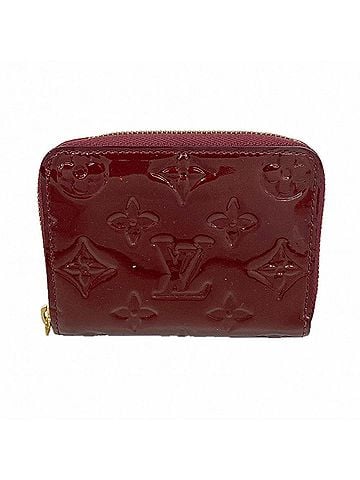 Louis Vuitton Louis Vuitton Vernis Zippy Coin Purse M91534 Rouge Fauviste Women's Wallet/Coin Case P3301859 (view 1)
