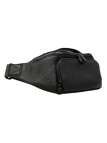Louis Vuitton Louis Vuitton Monogram Shadow Rush Bum Bag M47058 Black Men's P3294159 (view 2)