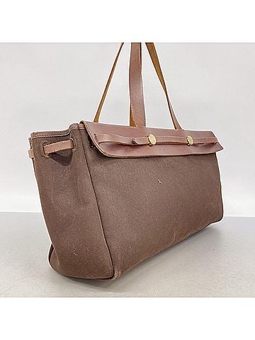 Hermès Hermes Herback Cabas MM Tote Bag, Toile Officier, Brown, ?F stamp, Men's/Women's, P3293998 (view 2)