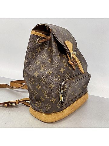 Louis Vuitton Louis Vuitton Monogram Montsouris MM Backpack, M51136, Brown, Women's, P3293995 (view 2)