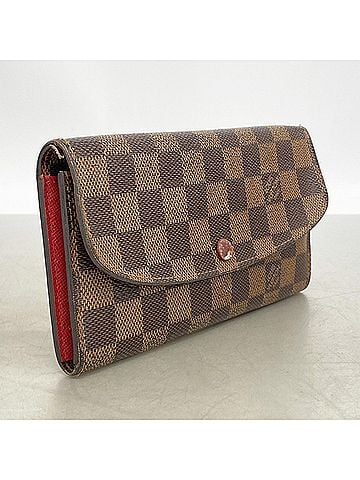Louis Vuitton Louis Vuitton Damier Portefeuille Emilie Long Wallet N63544 Ebene Rouge Ladies P3291163 (view 2)