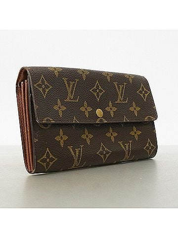 Louis Vuitton Louis Vuitton Monogram Pochette Portemonnaie Credit Long Wallet M61725 Brown Women's P3291147 (view 2)