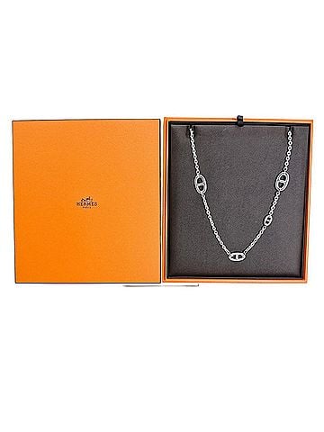 Hermès HERMES Farandole Long Necklace Chaine d'Ancre SV925 (view 1)