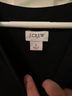 J.Crew 100% Polyester Black Short Sleeve Blouse Size S - photo 4