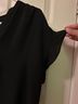 J.Crew 100% Polyester Black Short Sleeve Blouse Size S - photo 3