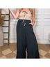 Aerie Color Block Tan Black Cords Size M - photo 13