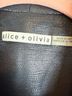 Alice + Olivia Snake Print Black Blazer Size 2 - photo 8