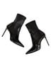 Stuart Weitzman 100% Leather Solid Black Ankle Boots Size 8 - photo 4