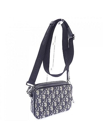 Christian Dior Christian Dior Dior DIOR Zip Pouch with Strap, Oblique Jacquard, 2OBBC119YSE Handbag (view 2)