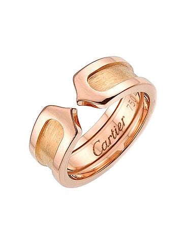 Cartier Cartier C2 Small SM #48 Ring, 18K PG Pink Gold 750, 2C Ring (view 1)