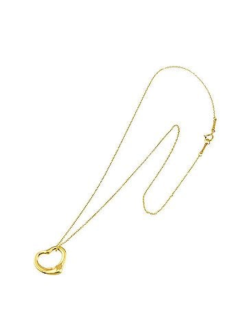 Tiffany & Co. Tiffany &amp; Co. Heart Necklace, 16mm wide, 40cm, 18K Yellow Gold (750), Open Necklace (view 2)