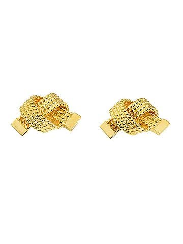 Tiffany & Co. Tiffany &amp; Co. Twist Earrings, K14 YG Yellow Gold 585, Pierced Earrings (view 1)