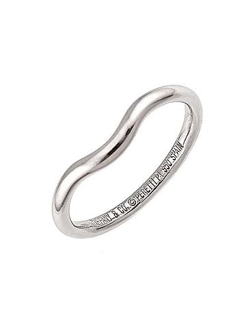 Tiffany & Co. Tiffany &amp; Co. Curved Band Ring (Pt Platinum) (view 1)