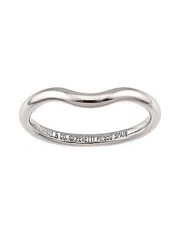 Tiffany & Co. Tiffany &amp; Co. Curved Band Ring (Pt Platinum) (view 2)