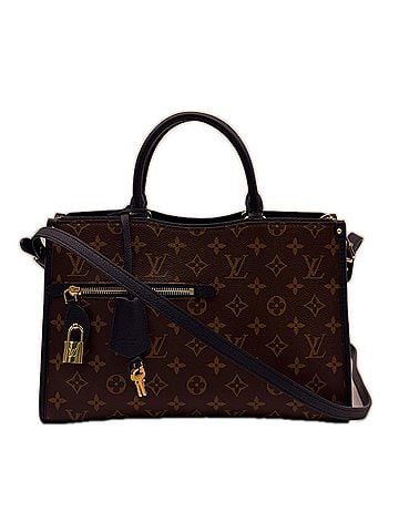 Louis Vuitton LOUIS VUITTON Monogram Popincourt PM M43434 Handbag, Brown, Beige, Navy, with Strap, Leather, Women's (view 1)