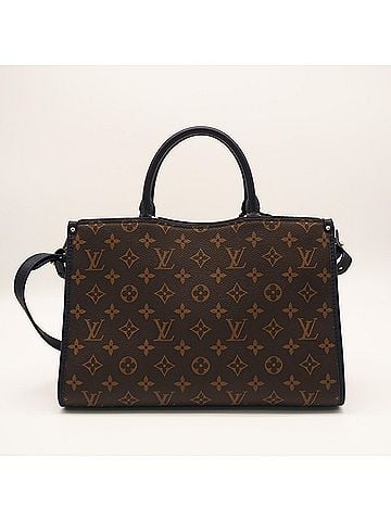 Louis Vuitton LOUIS VUITTON Monogram Popincourt PM M43434 Handbag, Brown, Beige, Navy, with Strap, Leather, Women's (view 2)