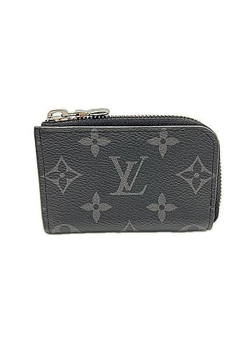 Louis Vuitton LOUIS VUITTON Monogram Eclipse Portemonnaie Jour M63536 Wallet/Coin Case Black Men's (view 1)
