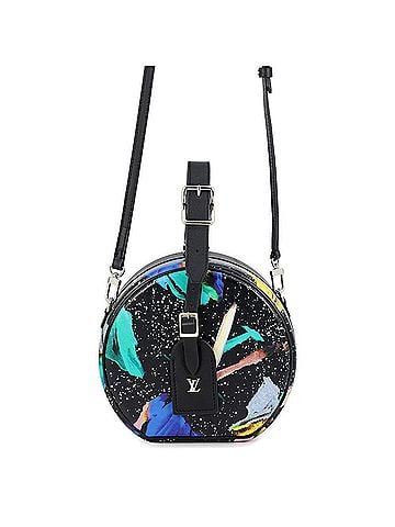 Louis Vuitton Louis Vuitton Petite Boite Chapeau Leather Handbag, 2-way Shoulder Bag, Black, Handbag for Women, LOUIS VUITTON (view 1)