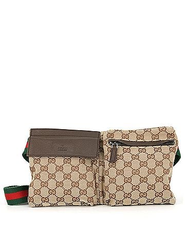 Gucci Gucci Waist Bag GG Canvas 28566 GUCCI Men's Handbag Body (view 1)