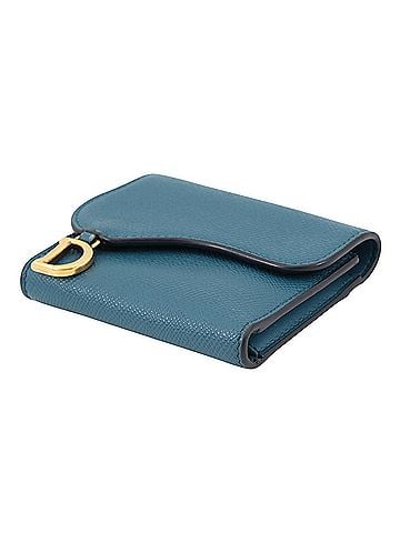 Christian Dior Christian Dior Tri-fold Wallet Saddle Lotus Compact Grained Calf Leather S5652CBAA WALLET (view 2)