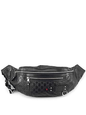 Gucci Gucci Body Bag, Guccissima Belt Bag 246409, GUCCI Handbag, Men's Waist (view 1)