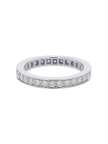 Cartier Cartier Eternity Diamond Ring, Platinum 950. (Cartier ring, full diamond design) (view 1)