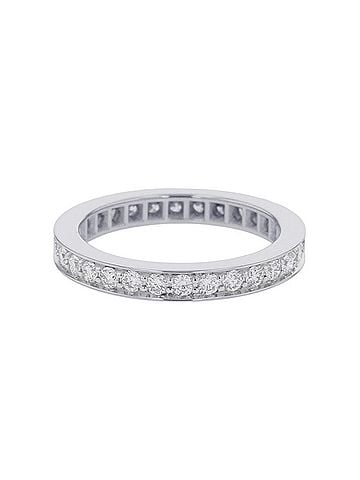 Cartier Cartier Eternity Diamond Ring, Platinum 950. (Cartier ring, full diamond design) (view 2)