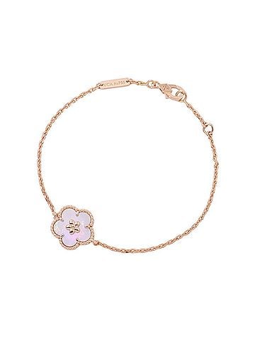 Van Cleef & Arpels Van Cleef &amp; Arpels Lucky Spring Plum Blossom Mother-of-Pearl Bracelet 18KPG Pink Gold VCARP9V900 (Women's Bracelet) (view 1)