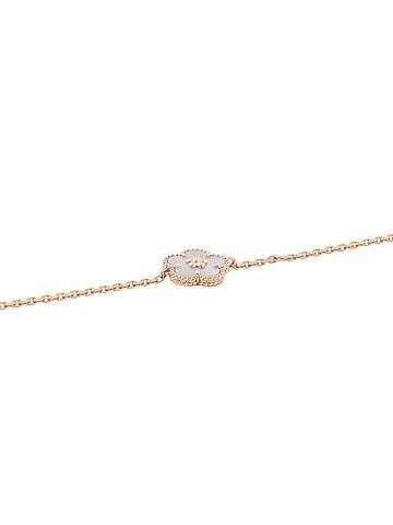 Van Cleef & Arpels Van Cleef &amp; Arpels Lucky Spring Plum Blossom Mother-of-Pearl Bracelet 18KPG Pink Gold VCARP9V900 (Women's Bracelet) (view 2)