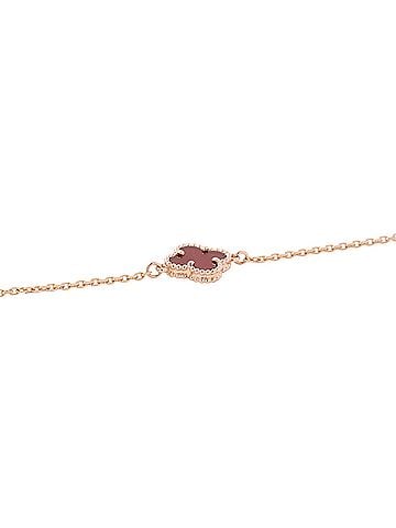 Van Cleef & Arpels Van Cleef &amp; Arpels Sweet Alhambra Bracelet Carnelian 18KPG Pink Gold VCARN59K00 (view 2)