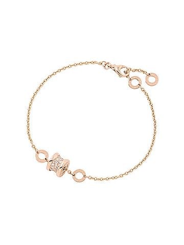Bvlgari BVLGARI B-zero1 Bracelet, 0.31ct Diamonds, 18K Pink Gold, Sizes M &amp; L, Item Number 350897. (view 1)