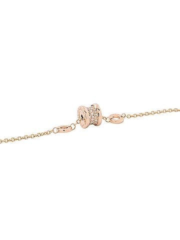 Bvlgari BVLGARI B-zero1 Bracelet, 0.31ct Diamonds, 18K Pink Gold, Sizes M &amp; L, Item Number 350897. (view 2)
