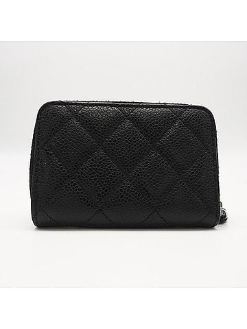 Chanel CHANEL Caviar Skin Classic Zip Coin Purse AP0216 Wallet/Coin Case Black Women's (view 2)