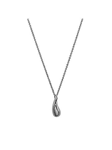 Tiffany & Co. TIFFANY&amp;Co. Teardrop Necklace, SV925 Silver, Women's (view 1)