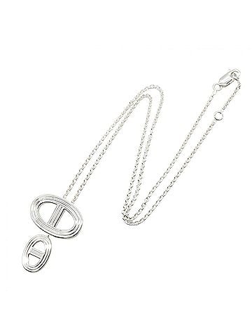 Hermès Hermes Chaine d'Ancre 24 Necklace, Sterling Silver 925, Women's Jewelry, Tone (view 2)