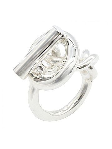 Hermès Hermes Croisette GM Ring - Sterling Silver 925 Women's Silver-tone Jewelry (view 1)