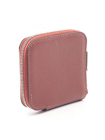 Hermès Hermes Azap Compact Mini Silk In Rouge H Wallet - Evercolor Series Women's Bordeaux (view 2)
